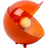 Lampe de table boule vintage en fer orange Melby