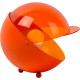 Lampe de table boule vintage en fer orange Melby