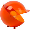 Lampe de table boule vintage en fer orange Melby