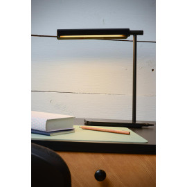 TD® Lampe de bureau LED rechargeable Lampe de bureau de chevet à grada –