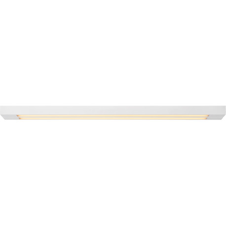 Plafonnier contemporain led en aluminium blanc Olix