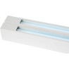 Plafonnier contemporain led en aluminium blanc Olix