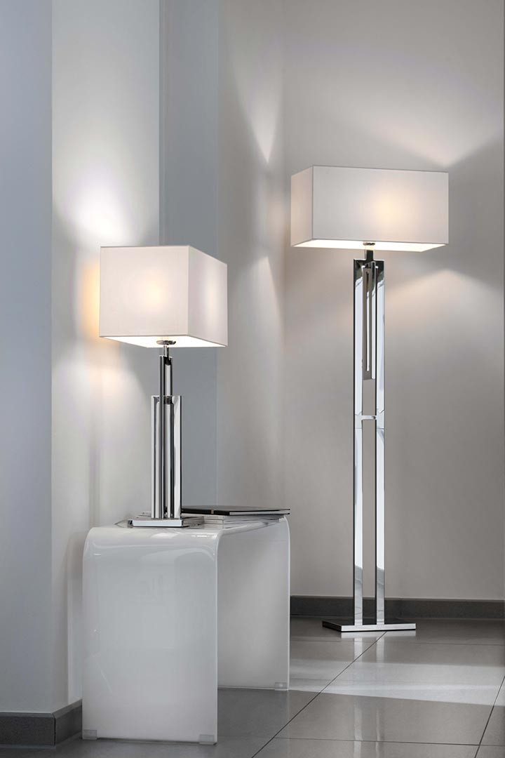 Lampe de salon moderne grise, Lampes à poser