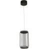 Suspension industrielle LED noir Circolo