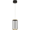 Suspension industrielle LED noir Circolo