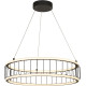 Suspension industrielle LED noir Ø 58 cm Circolo