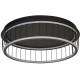 Plafonnier industriel LED noir Ø 60 cm Circolo