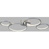 Plafonnier design cercle LED métal Solexa