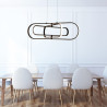 Suspesion moderne LED métal réglable Clip