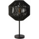 Lampe de table moderne noir Wicker