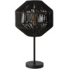 Lampe de table moderne noir Wicker