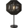 Lampe de table moderne noir Wicker