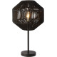 Lampe de table moderne noir Wicker