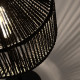 Lampe de table moderne noir Wicker