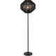 Lampadaire moderne noir Wicker