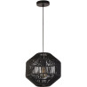 Suspension moderne noir Wicker