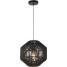 Suspension moderne noir Wicker