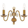 Applique chandelier classique métal laiton massif Flemish