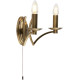 Applique chandelier moderne métal Ascot