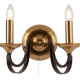 Applique contemporaine bronze et marron Belfry