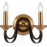 Applique contemporaine bronze et marron Belfry