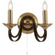 Applique contemporaine bronze et marron Belfry