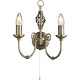 Applique chandelier classique laiton Zanzibar