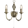 Applique chandelier classique laiton Zanzibar