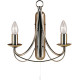 Applique chandelier noir métal classique Maypole