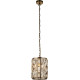 Lustre chic métal et verre dimmable Bijou