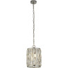 Lustre chic métal et verre dimmable Bijou