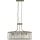 Lustre ovale baroque cristal dimmable Victoria