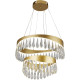 Lustre LED cristal contemporain dimmable Jewel