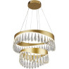 Lustre LED cristal contemporain dimmable Jewel