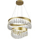 Lustre LED cristal contemporain dimmable Jewel