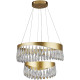 Lustre LED cristal contemporain dimmable Jewel