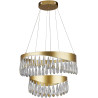 Lustre LED cristal contemporain dimmable Jewel