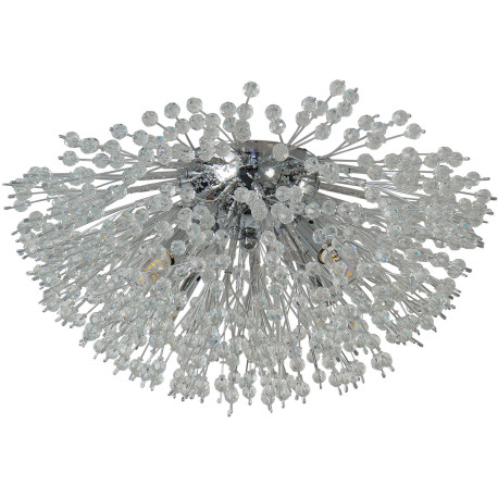 Plafonnier cristal moderne dimmable Sunburst