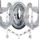 Applique chandelier métal et cristal baroque Marie Thérèse