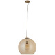 Suspension moderne Ø 35 cm verre et métal Balls