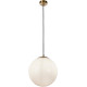 Suspension boule moderne verre Ø 25 cm Atom