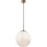 Suspension boule moderne verre Ø 25 cm Atom