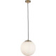 Suspension boule moderne verre Ø 30 cm Atom