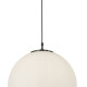 Suspension boule moderne verre Ø 30 cm noir Atom