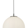 Suspension boule moderne verre Ø 30 cm noir Atom