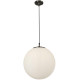 Suspension boule moderne verre Ø 40 cm Atom