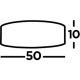 Plafonnier contemporain Ø 50 cm Drum