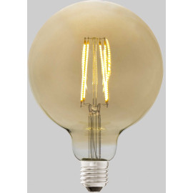 ✔️ Ampoule LED Filament Décorative Cristal 7W E27 Type Globe - Ambre  Température Ambre